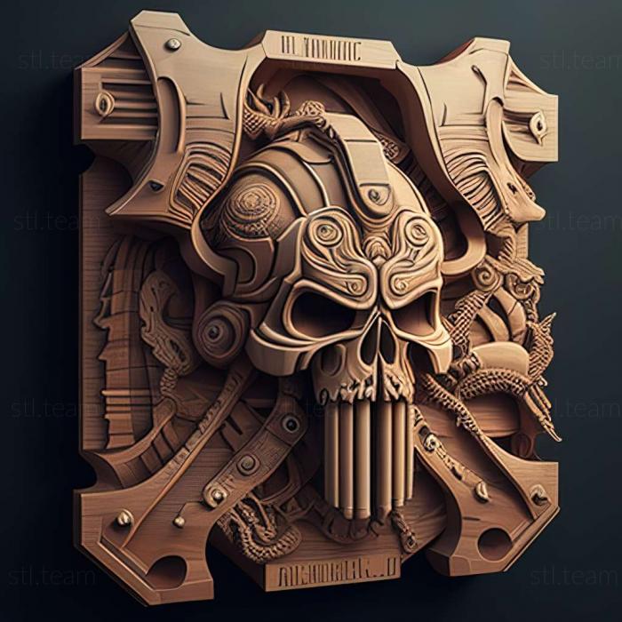 3D модель Игра Warhammer 40000 Космический Халк (STL)